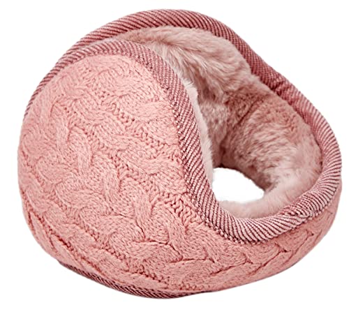 Rungion Unisex Warm Knit Women Earmuff Cashmere Winter Pure Color Earmuffs Fur Earwarmer Adjustable Wrap #TOP30