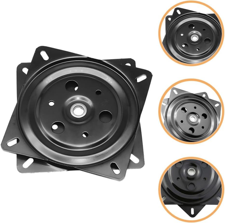 Yardwe Swivel Bar Stool Base Heavy Duty Iron Turntable Mechanism for Chairs Furniture Seat Mount for Home Office and Display Stands