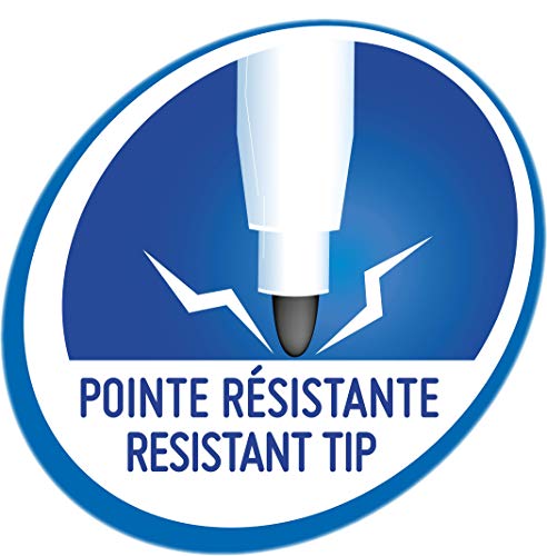 Feutres pour tableau blanc BIC Velleda 1721 rouge pointe fine en boîte de 24 - 5