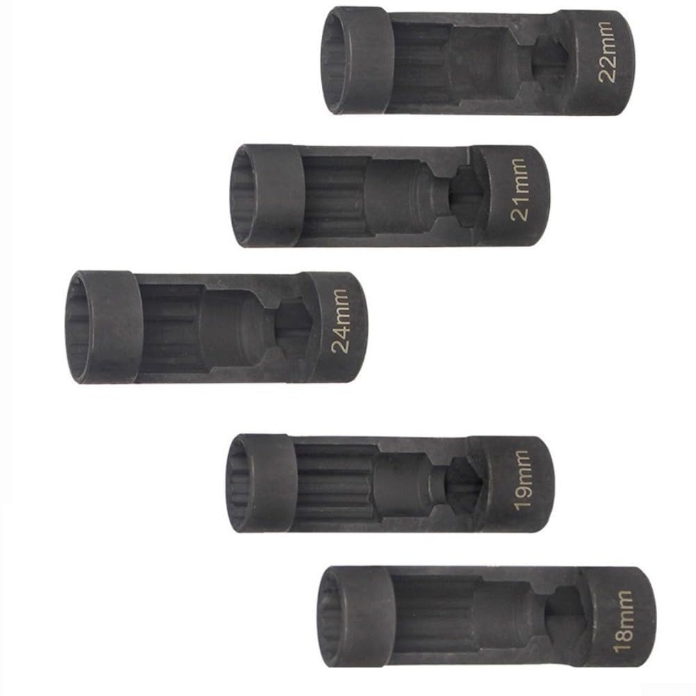 Set 5 Bocas Estruturas 18-24mm para acero Vanadio Cromo Set 5