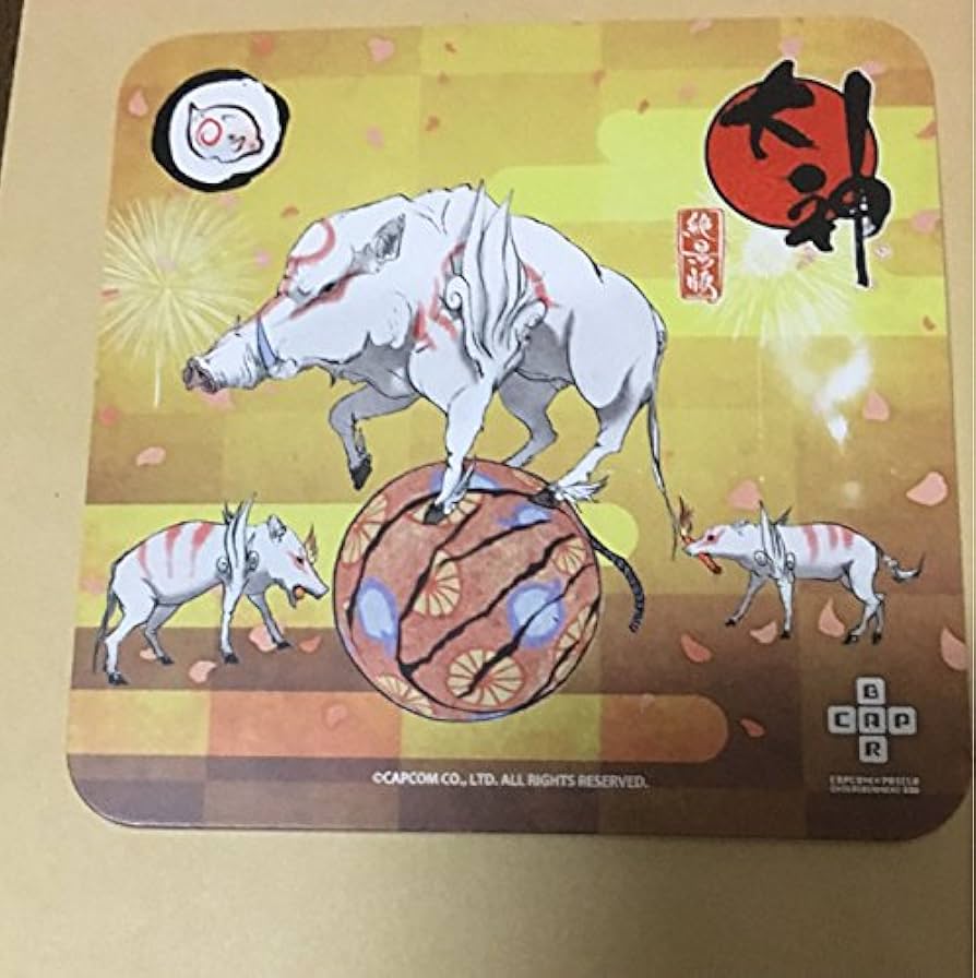 【希少】CAPCOM×PASELA カプコンバー 大神 コースター Amazon.co.jp: カプコンバー 大神 絶景版 コースター 爆神 輝玉