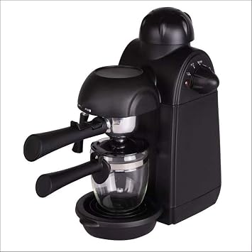 Coffee Maker 5 Bar Pressure Personal Espresso Maker Steam Espresso System and Milk Whisk Pressure Capsule Coffee Machine Color Black, Size Free Size