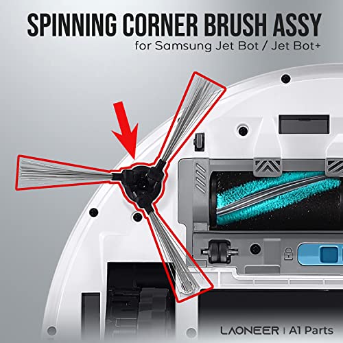 Image of (OEM) A1PartsPro for Samsung JetBot /Jet Bot + / VR30T85513W / VR30T80313W Vacuum Spinning Corner Side Brush Replacement Accessories