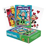 AQUARIUS Paul Frank Playing Cards – Paul Frank Themed Deck of Cards for Your Favorite Card Games - Officially Licensed Paul Frank Merchandise & Collectibles