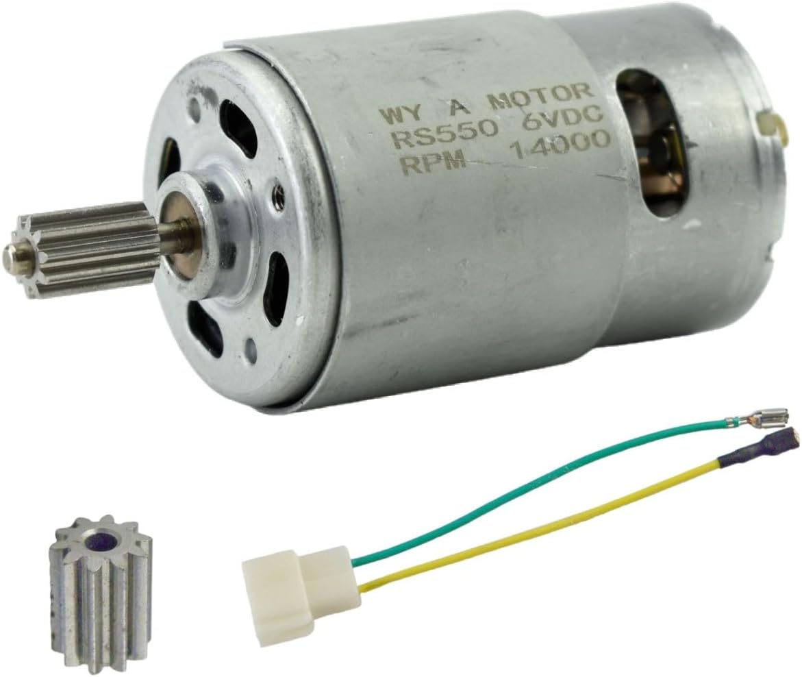 CHANCS Magnetic Gear Motor 550 DC 6V 14000RPM Motor Drive Engine Accessory for Remote Control Car Kids RC Car 2PCS
