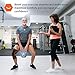 CAMBIVO 2 Pack Knee Brace, Knee Compression Sleeve for Men and Women, Knee Support for Running, Workout, Gym, Hiking, Sports (Orange,Medium)