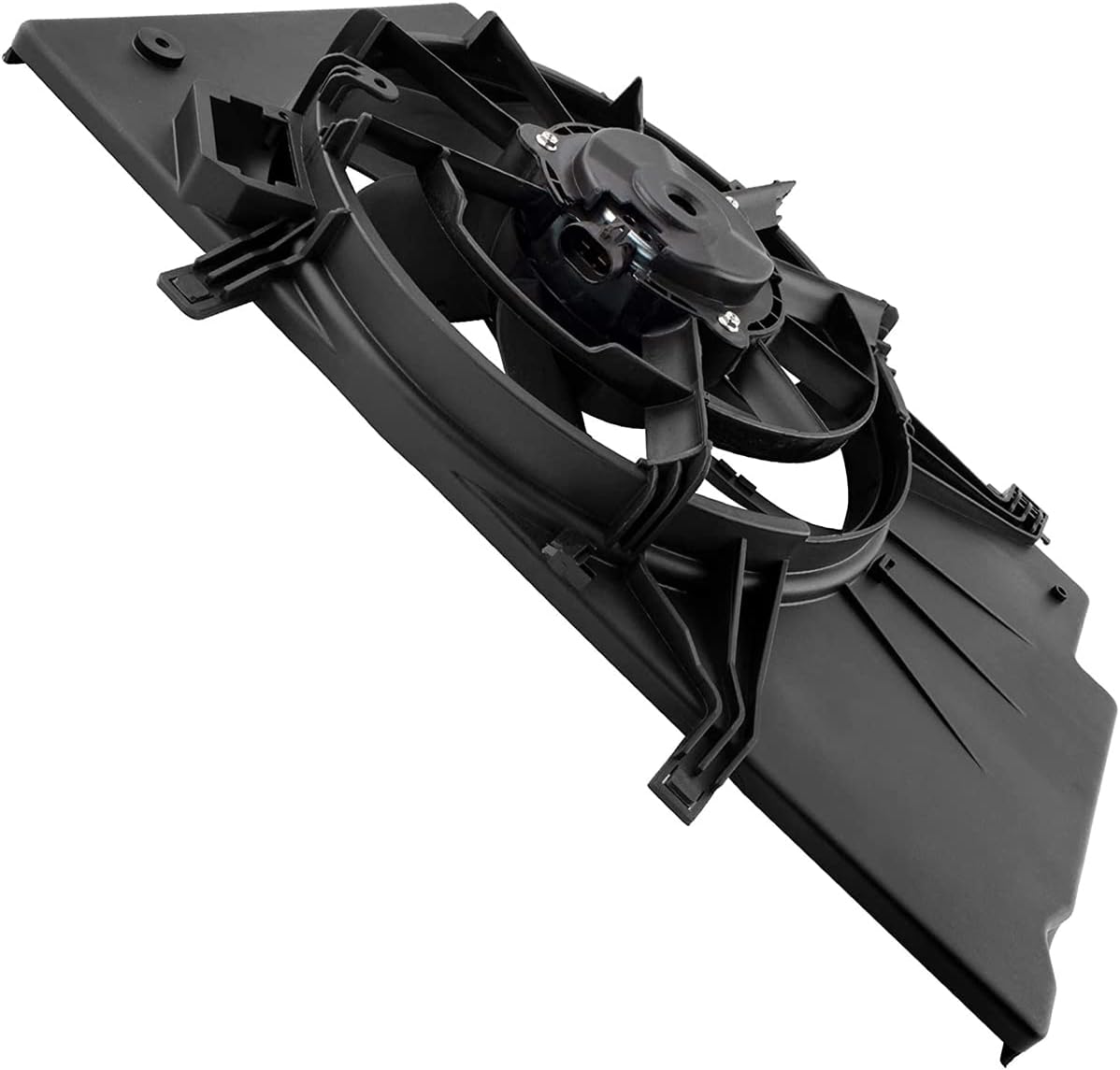 Engine Radiator Cooling Fan Assembly Fit for Ford Fiesta 2011-2018 Replace# BE8Z-8C607-A, BE8Z8C607A, 621-503, 622500, FO3115186, 674-01010, FA70576, BE8Z8C607B