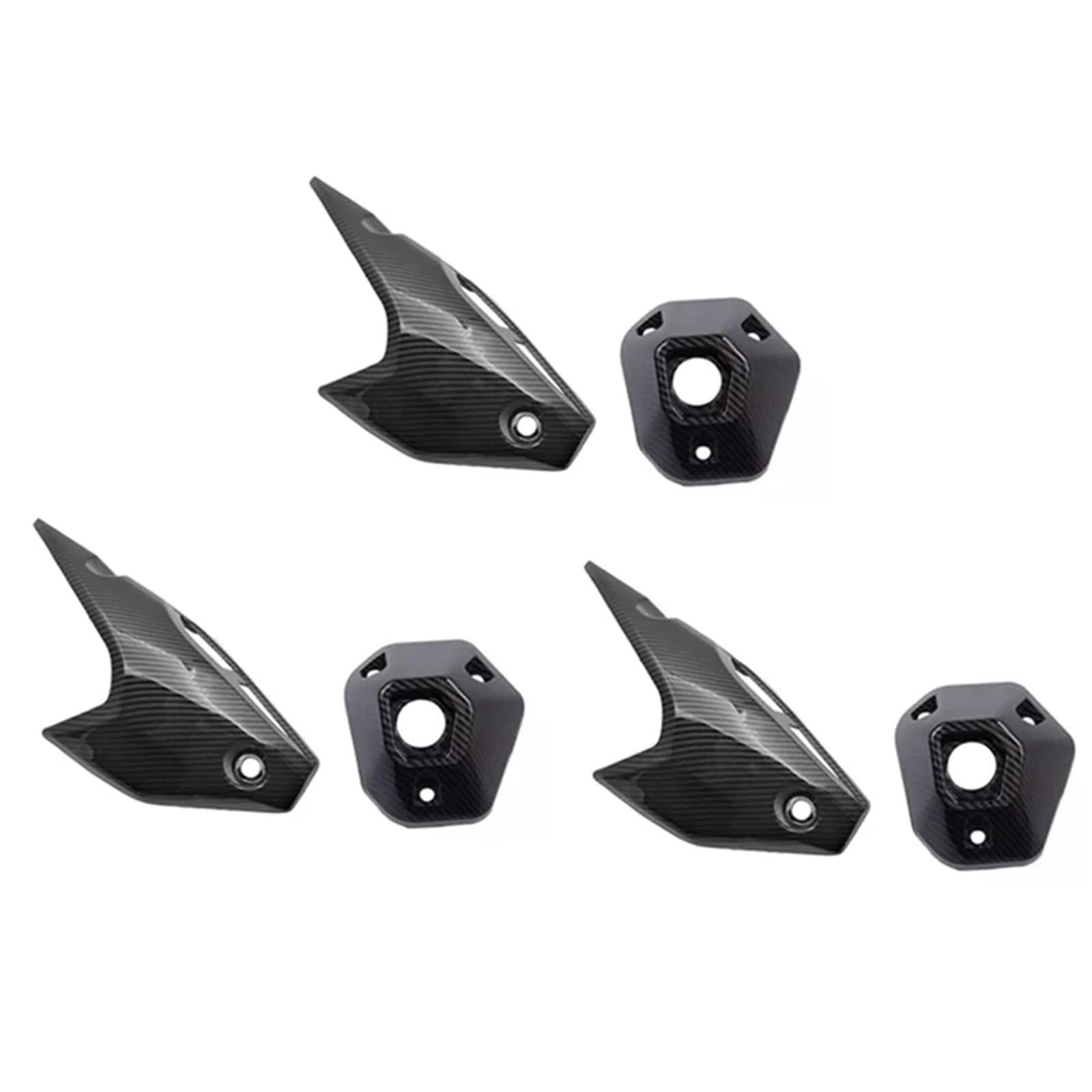 Escudo térmico de Escape 6 piezas de silenciador tubo escape, protector térmico, cubierta protectora para puerto, compatible con Honda ADV150 2019-2020