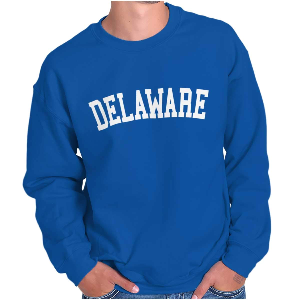 Delaware Simple Traditional Classic Sweatshirt for Men or Women
