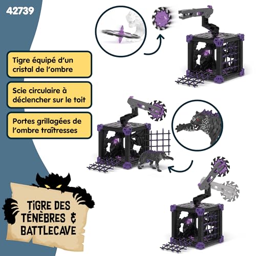 Coffret BattleCave Tigre des ténèbres Schleich 42739 Gamme Eldrador Creatures - vue 9