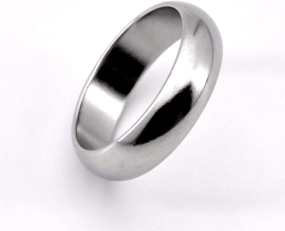 Silver Cambered PK Ring Strong Magnetic Ring for Magician Professional Magic Tricks Accessory,Close Up,Stage,Magic Tricks,Gimmick (Silver,21mm)