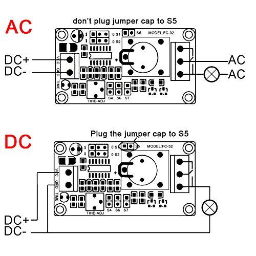 UCTRONICS DC 12V Time Delay Relay Module for Smart Home, Tachograph ...