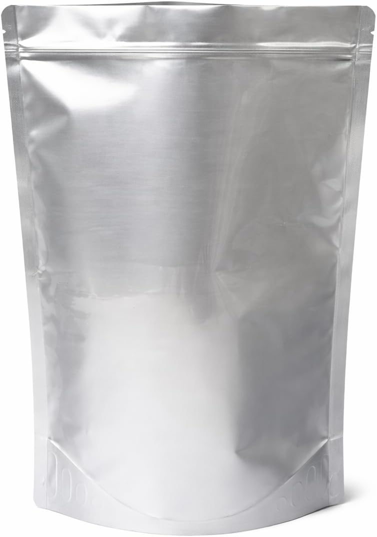 7 Mil Zip Top Mylar Bags Stand Up Pouch Gusseted Pouch in Multiple Sizes (100, 1 GALLON 10 x 14 inch)