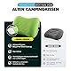 HIKENTURE Aufblasbares Camping/Reise Kissen mit Abziehbarem Kissenbezug, Ergonomisches Kopfkissen, Komfortables Nackenkissen für Reise/Outdoor, Inflatable Travel Neck Pillow(Grün)…