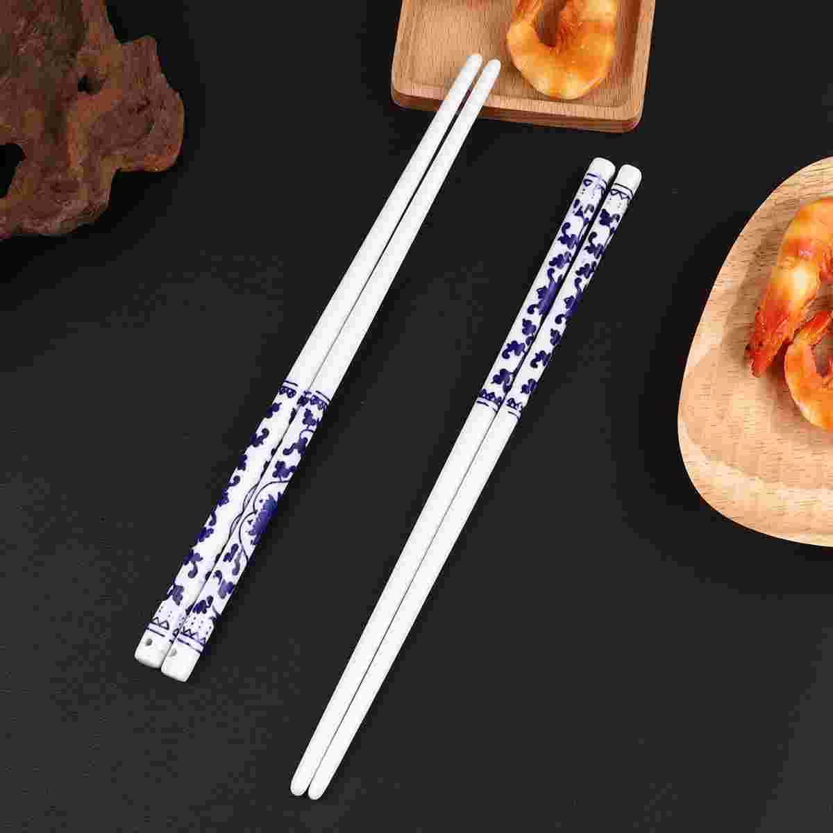 Palillos de cena de cerámica fina para un hogar elegante