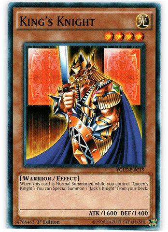 Amazon.com: YU-GI-OH! - King's Knight (YGLD-ENC15) - Yugi's