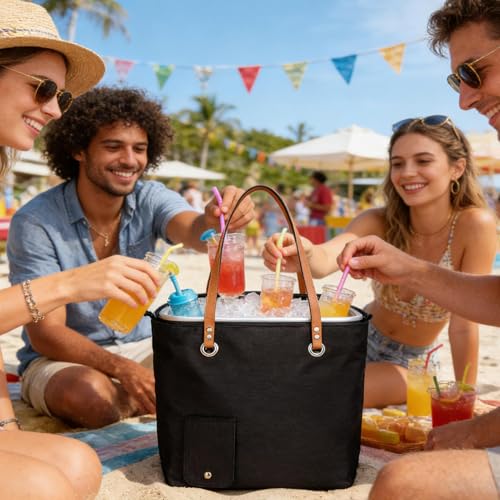 Bolsa de vino aislada con caño de bebida fresca y gran portabilidad para cenas 7