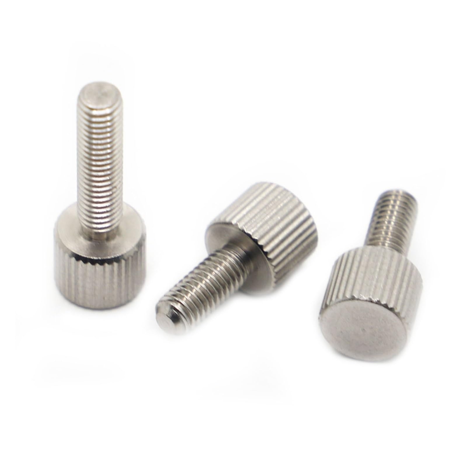 Viti di bloccaggio, M2 .5 M3 M4 M5 M6 Viti a testa zigrinata 304 di regolazione manuale a tipo liscio(12mm,M2.5 5pcs)