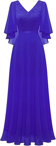 DRESSTELLS Vestido formal para mujer, vestido de madre de la novia, invitada de boda, dama de honor, vestido largo de fiesta de graduación, vestidos