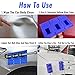 HiYi Car Dent Repair Tools Heavy Duty Paintless Repair Removal Tools Strong Dent Puller Handle Lifter Blue Glue Tabs Powerful Body Repair Dent Remover Tool Kit for Car Dent Repair (Blue)