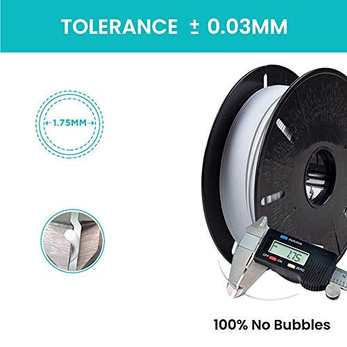 Image of Tesseract Premium PLA + 1.75mm 3D Printing Filament | Dimensional Accuracy + /- 0.03mm | Compatible with Most FDM Printers | 0.5 KG 3D Printer Filament - PLA Glow in The Dark Green (Quantity 1)