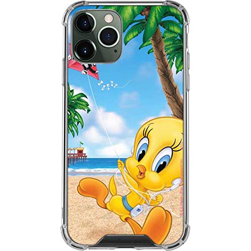 Skinit Clear Phone Case Compatible with iPhone 12 Pro - Officially Licensed Looney Tunes Tweety Bird iPod Design