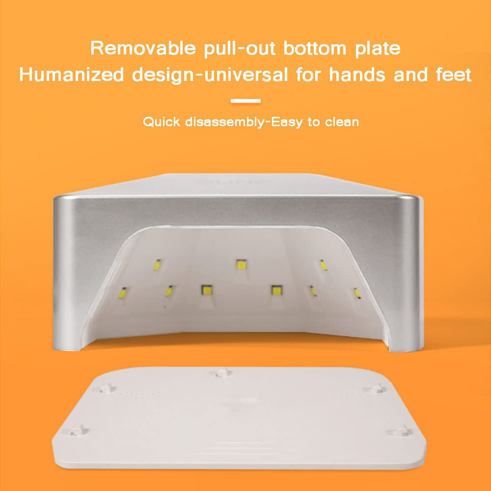 Bezprzewodowa lampa żelowa do paznokci LED, akumulatorowa suszarka do paznokci o mocy 48 W, lampa do szybkiego utwardzania lakieru 7800 mAH, profesjonalne narzędzia do manicure,Lampy do paz