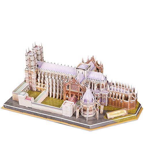 Westminster Abbey 3D Puzzle with Book 145-Piece