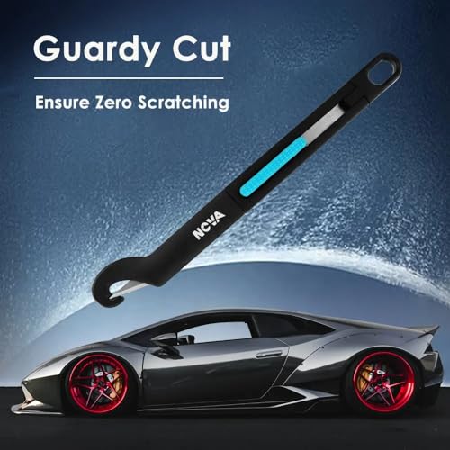 Nova Retractable Guardy Cut, Vinyl Cutter Knife for Car Wrapping, Precision Automotive Safety Cutting Tool