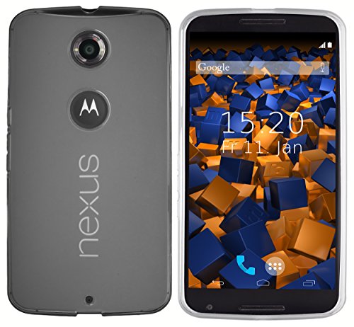 mumbi Funda compatible con Motorola Nexus 6, blanco claro