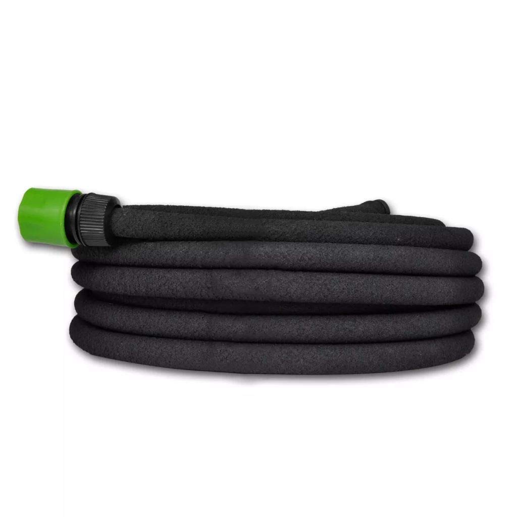 Tropfschlauch für Bewässerung & Bewässerung Garten, Poröser Tropfschlauch Garten Tropfschlauch mit Anschlüssen, Durchlässiger Bewässerungsschlauch 1/2" Anschluss 25m