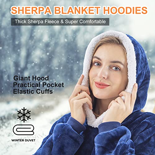 Wearable-Blanket-Hoodie-Flannel-Fabric-Sherpa-Warm-Hooded-Pullover-Sweater-Winter-Coat-Sweatshirt-with-Kangaroo-Pocket