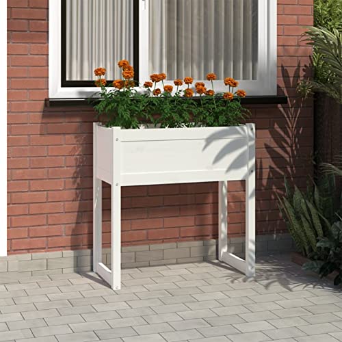 Tidyard Fioriera Rialzata In Acciaio Per Giardino E Balcone – Rettangolare 224x80x68 Cm, Colore Verde, Resistente Alle Intemperie - 3