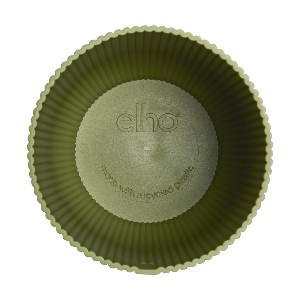 elho Vibes Fold Round Flower Pot with Self Watering Insert, 100% Recycled Plastic, Plant Pots Indoor, diameter 22 cm - Image 2