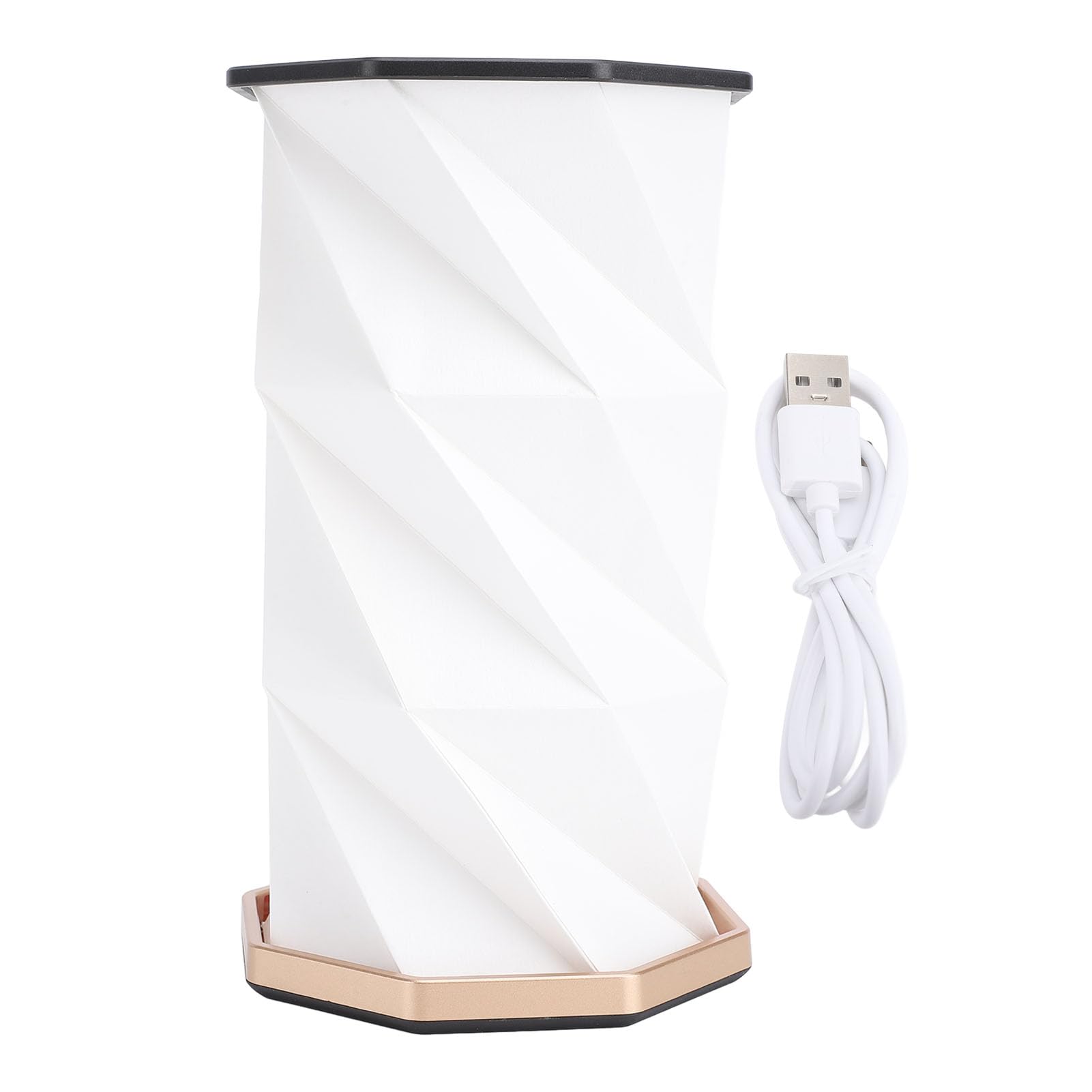 Lampada di Carta Pieghevole, Lampada Portatile con Touch Dimmer, | Lampada da tavolo ricaricabile con USB, lampada da scrivania alimentata a batteria per campeggio in camera da letto