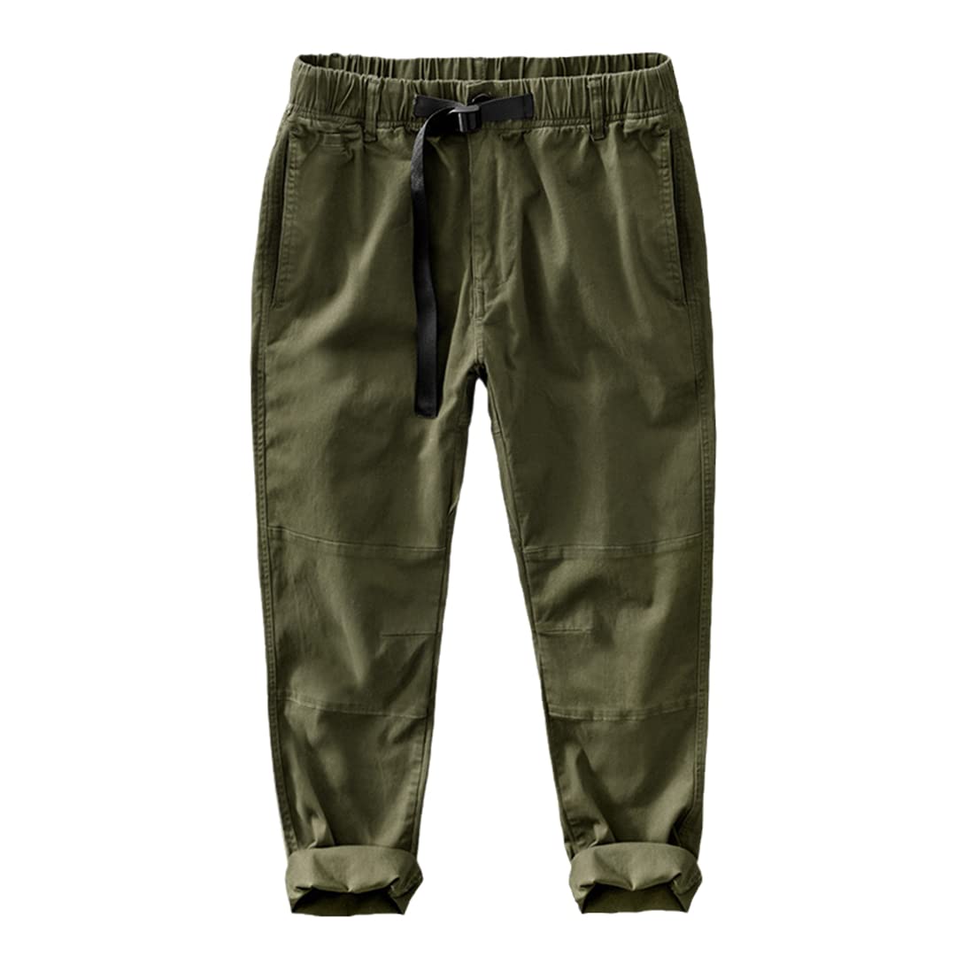 Disimlarl Primavera ed estate uomo cravatta pantaloni abbigliamento da lavoro cotone all-match casual multi-tasca pantaloni
