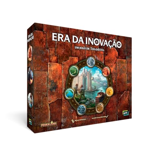 Grok Games Era da Inovação, Jogo de Tabuleiro, 1 a 5 jogadores, 14+