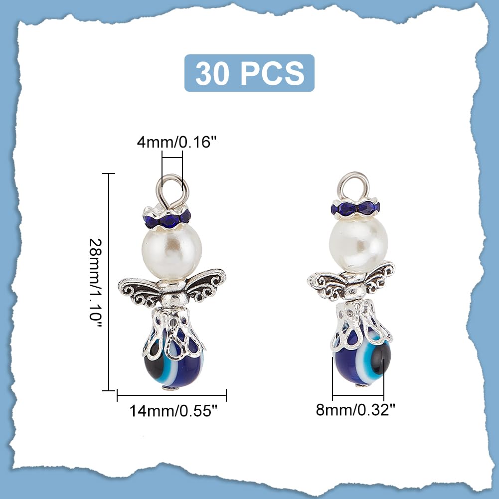 84 Breloques Plumes Style Tibétain - Argent Antique - DIY Bijoux