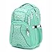 High Sierra Swerve Laptop Backpack, Aquamarine/Tri Geo/White