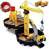 ★ Der Kran kann bewegt werden und kann somit auch spielend leicht die mitgelieferten Steinchen befördern. Außerdem befinden sich zwei Trucks auf der Baustelle