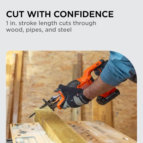 BLACK+DECKER 20V Brushless Reciprocating Saw