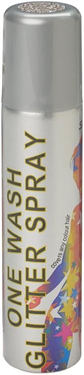 Stargazer Glitter Hair Spray - Silver x 1