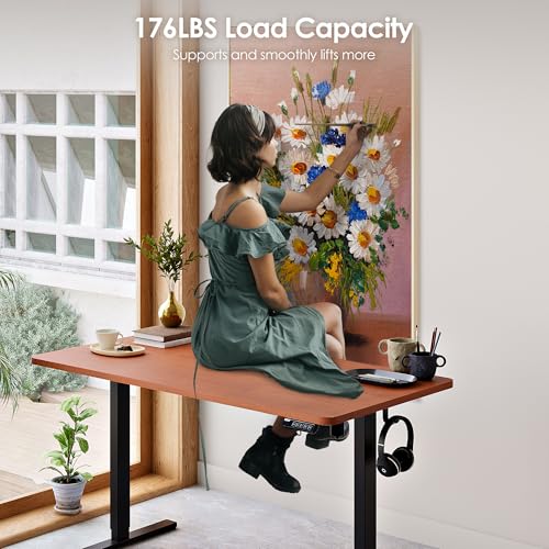 Monomi 002B Electric Standing Desk, 55X24 Inches Adjustable Height Desk, Home Office Sit Stand Up Desk  thumb #4