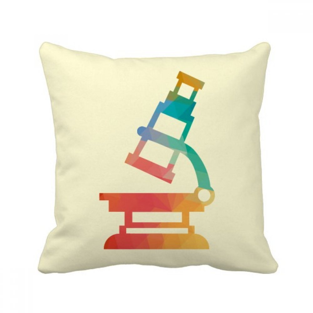 Coussin de chimie 40x40cm motif microscope dessin animé pour déco canapé salon
