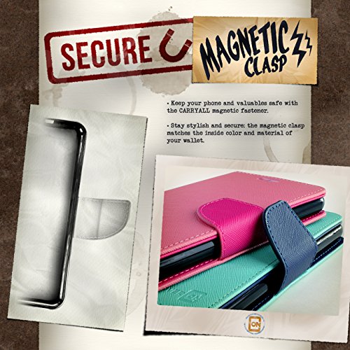 Lenovo Vibe P1 Wallet Case, Coveron [Carryall Series] Flip Folio Credit Card Slot Pouch Cover Stand + Strap Case For Lenovo Vibe P1 - Black #TOP5