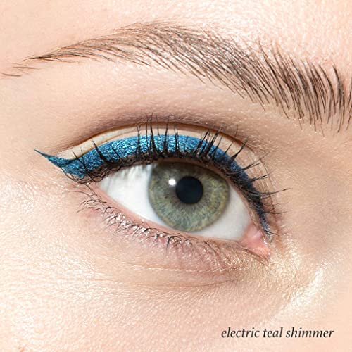 Julep When Pencil Met Gel Sharpenable Multi-Use Longwear Eyeliner Pencil - Electric Teal Shimmer - Transfer-Proof - High Performance Liner #TOP3