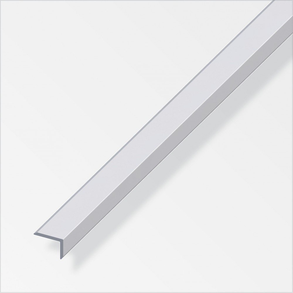 Alfer Silver Edge Profile 1M X 14Mm X 10Mm - Anodised Aluminium