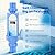 Bonvoisin Salt Water Pool Chlorinator System Salt Chlorine Generator for Inground Pools Saltwater Pool System with Titanium Cell, LED Control Panel, Self-Cleaning Function Up to 22,400 Gallons Pool