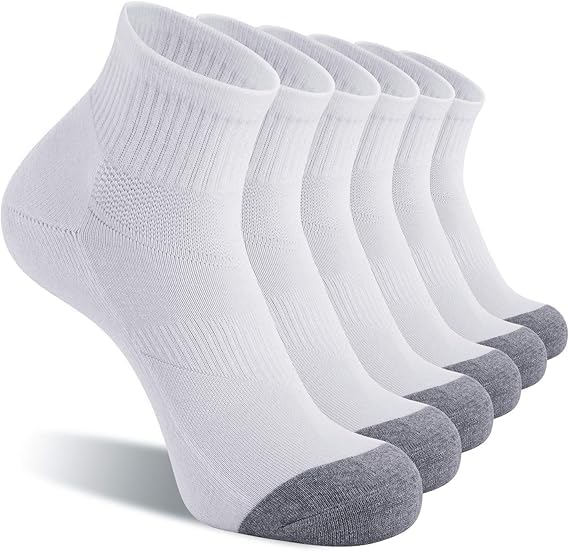 Image of Men's Low Cut Ankle Socks Pack | Bamboo Cushioned Sports Socks for Gym, Running, Walking