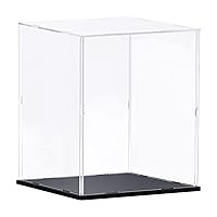 Vista 11 de MECCANIXITY Caja transparente de acrílico, caja transparente para ensamblar, escaparate a prueba de polvo de 13.7 x 11.8 x 13.7 pulgadas